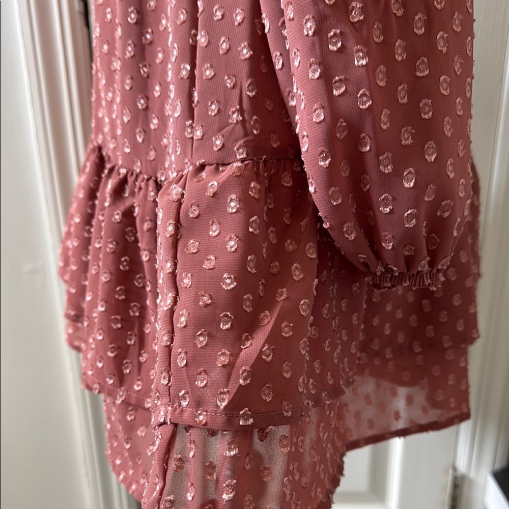 Altar’s State One-Shoulder Polka Dot Dress - Picture 8 of 9